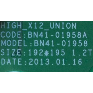 MAIN / SAMSUNG BN94-06167E / BN97-07019K / BN41-01958A / MODELO UN55F6300AFXZA TH01	