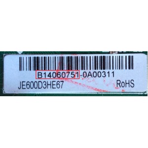 MAIN / ELEMENT B14060751 / 890-M00-06N59 / T.MS3393.81 / MODELO ELEFW605	