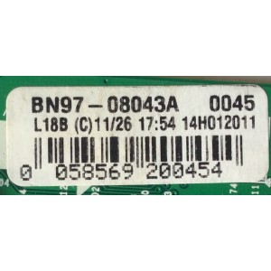 MAIN PARA TV SAMSUNG / NUMERO DE PARTE BN94-07410R / BN97-08043A / BN41-02157B / BN9407410R / PARTE SUSTITUTA BN94-08133H / PANEL'S CY-DD060CSSV1H / CY-HH060CSSV1H / DISPLAY LQ600D3HD6K / MODELOS UN60H6300 / UN60H6300AFXZA / UN60H6350AFXZA HS01