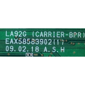 MAIN / LG EBR61099201 / EAX58583902(1) / MODELO 42LH40-UA.AUSVLJR	