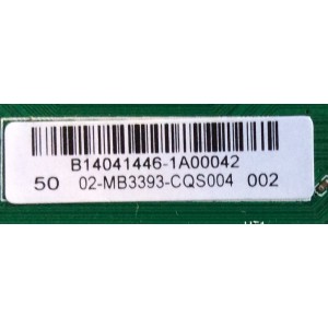 MAIN / SANYO B14031224 / T.MS3393T.78 / 02-MB3393-CQS001 / 3MS3393X-3 / MODELO FVF5044M P50F44M-01	