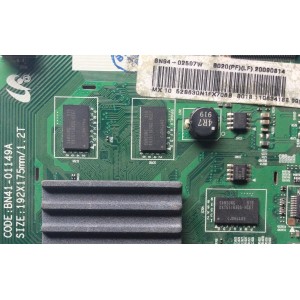 MAIN / SAMSUNG BN94-02597W / BN97-03814A / BN41-01149B / MODELO LN52B630N1FXZA SS02	