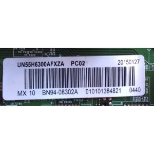 MAIN / SAMSUNG BN94-08302A / BN97-09212C / BN41-02157B / MODELO UN55H6300AFXZA TH01 / PANEL CY-GH055CSLV1H