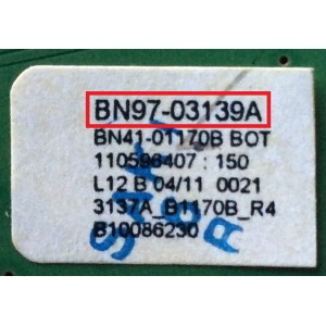 MAIN / SAMSUNG BN94-02823A / BN41-01170B / BN97-03139A / PARTE SUSTITUTA BN94-02823B / PANEL S58FH-YB02 / MODELO PN58B860Y2FXZA