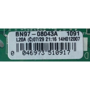 MAIN/ SAMSUNG BN94-07774Q / BN97-08043A / BN41-02157B / MODELO UN55H6300AFXZA UH02	