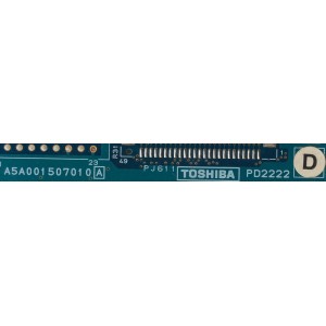MAIN / TOSHIBA 75001688 / PD2222D / A5A001507010A / MODELO 42DPC85	