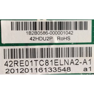 MAIN / RCA 1B2B0586 / T.RSC 8.1 E11481 / 42RE01TC81ELNA2-A1 / MODELO 42PA30RQ	