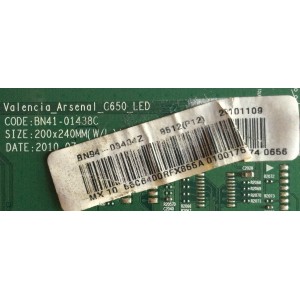 MAIN / SAMSUNG BN94-03404Z / BN97-04150Z / BN41-01438C / MODELO UN55C6400RFXZA	