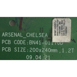 MAIN / SAMSUNG BN94-02657X / BN97-03201J / BN41-01170D / MODELO UN55B6000VFUZA / NUMERO DE PANEL T550FBE1-DB DD01