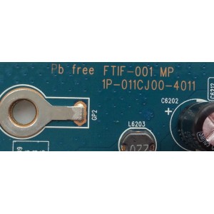MAIN / SHARP 9JY0142CTK03100 / 0142CTK03100 658C / 1P-011CJ00-4011 / FTIF-001 MP / PARTE SUSTITUTA 9JY0146CTL02100 / PANEL L460FH1-1 / MODELO LC-46LE540U