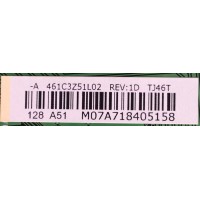 MAIN / TOSHIBA 75024142 / 431C3Z51L02 / 461C3Z51L02 / STJ55T VTV-L55711 REV:1 / MODELO 46G310U	