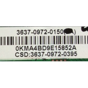 MAIN / JVC 3637-0972-0150 / 0171-2271-5112 / PANEL HV365WX2-200 / MODELO EM37T TB1DEC