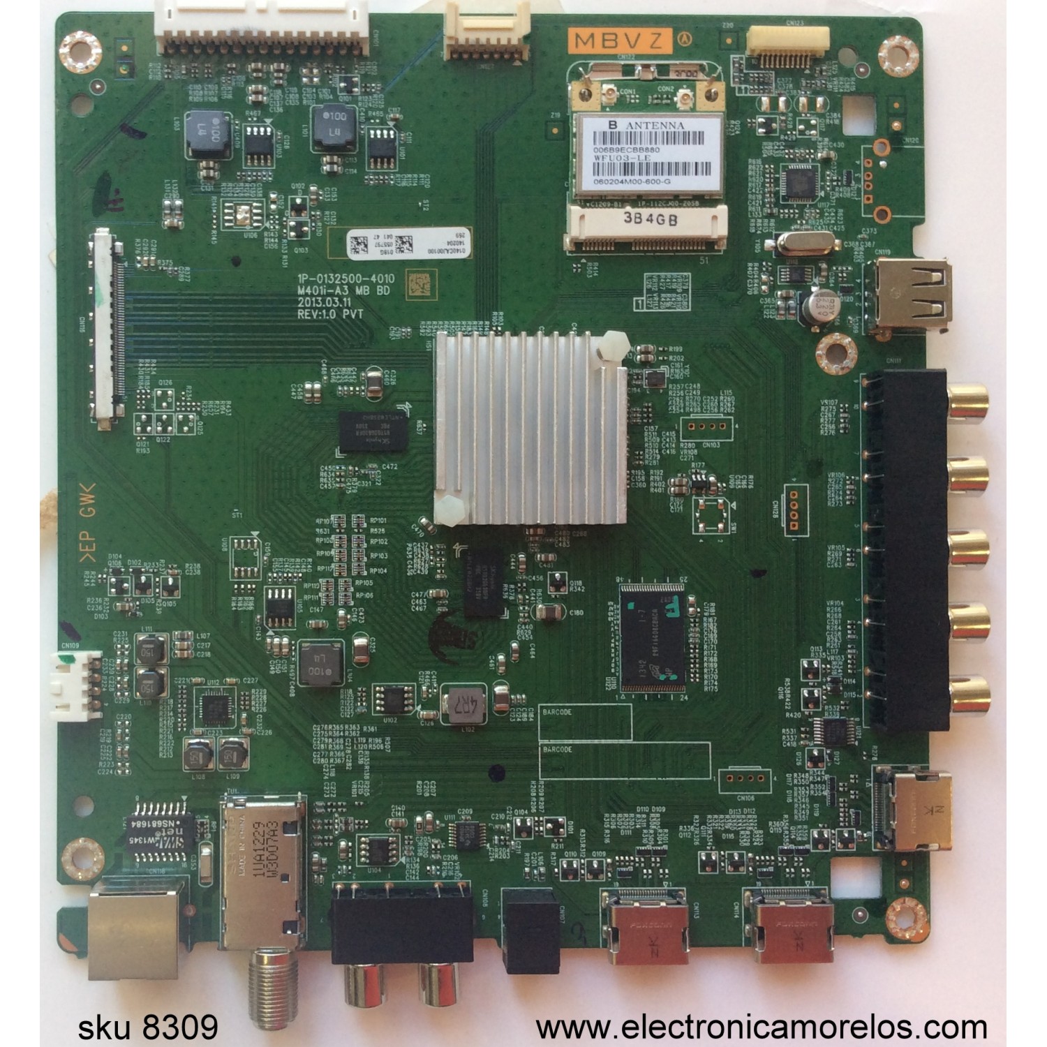 MAIN / VIZIO Y8386018S / 0140CAJ00100 / 1P0132J014010 / MODELO