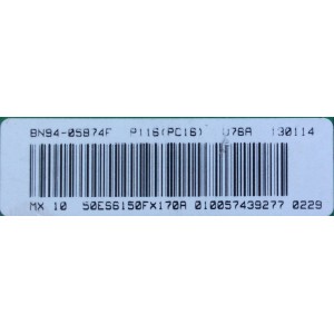 MAIN / SAMSUNG BN94-05874F / BN97-06933A / BN41-01812A / MODELO UN50ES6150FXZA CS01