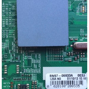 MAIN / SAMSUNG BN94-05874F / BN97-06933A / BN41-01812A / MODELO UN50ES6150FXZA CS01
