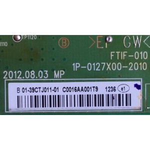 MAIN / SHARP 9JY0139CTJ01100 / 1P-0127X00-2010 / 1P-0127C00-2010 / 01-39CTJ011-00 / 01-39CTJ011-01 / PANEL V500HJ1-LE1 REV.C3 / V500HJ1-LE2 / V390HJ1-LE1 / MODELOS LC-50LE440U / LC-39LE440U