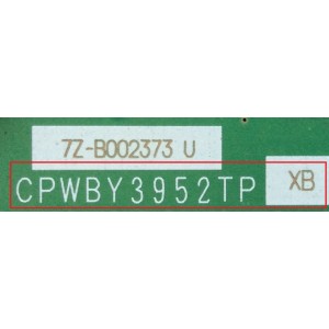 T-CON / SHARP CPWBY3952TPXB / CPWBY3952TP / KE560 / XE560WJ / MODELO LC-65SE94U	