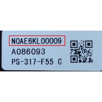 FUENTE DE STANDBY / PANASONIC N0AE6KL00009 / PS-317-F / PS-317-F55 / PANEL MC140FJ1431 / MC140FJ1443 / MODELOS TC-P55GT30 / TC-P55GT31 / TC-P55VT30