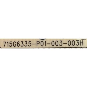 FUENTE DE PODER PARA TV INSIGNIA / NUMERO DE PARTE PLTVDQ341XXPR / 715G6335-P01-003-003H / 715G6335-P02-003-003M / DQ341XXPR / PANEL TPT420H2-HVN07 REV:S370B / MODELO LC-42LB261U