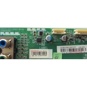 MAIN / TOSHIBA 75017703 / 461C2751L21 / 431C2751L21 / VTV-L32603 REV:1A / STC40T / MODELO 37E200U	