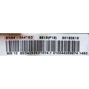 MAIN / SAMSUNG BN94-04416D / BN41-01704A / BN97-05216G / PARTE SUSTITUTA BN94-05411F / PANEL LTF320AP11 / MODELO LN32D405 / LN32D405E5DXZA SP01