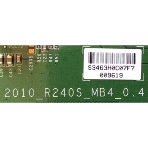 T-CON / SAMSUNG BN81-04368A / 3463H / 2010_R240S_MB4_0.4 / MODELO UN55C8000XFXZA	