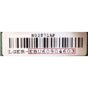 MAIN / LG EBU60904603 / EAX61748102(0) / SUSTITUTA EBR66101301 / MODELO 42LE5350-UB.AUSWLFR	