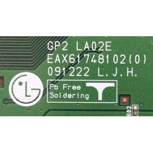 MAIN / LG EBU60904603 / EAX61748102(0) / SUSTITUTA EBR66101301 / MODELO 42LE5350-UB.AUSWLFR	