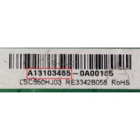 LED DRIVER / RCA A13106465 / PL.MS6M30.1D-1 13222 / RE3342B060-A1 / MODELO LED55C55R120Q	