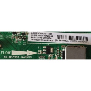 MAIN / TCL 4A-LCD50E-CM1GTA / 40-MS39NA-MAB2HG / LE50FHDE3010 / LE50FHDE3010M / 08-MS39001-MA200AA / 08-MS39001-MA300AA / MODELO LE50FHDE3010MAAA	