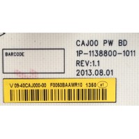 FUENTE DE PODER / VIZIO 09-40CAJ000-00 / 1P-1138800-1011 / 1P-1135800-2012 / 1P-1133800-1010 / MODELOS M401I-A3 LFTGOZAP / M401D-A3 LFTGOZAP / M401I-A3 LFTGOZAQ