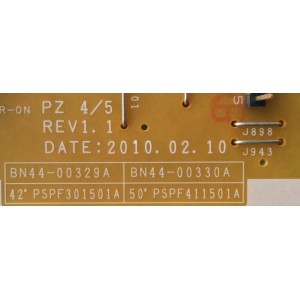 FUENTE DE PODER / SAMSUNG BN44-00329A / PSPF301501A / MODELO PN42C430A1DXZA	