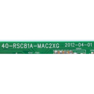MAIN PARA TV / NUMERO DE PARTE V8-ORSC812-LF1R003 / 40-RSC81A-MAC2XG / RSC8 / OLE951292A / V8-0RSC812-LF1R003 / 0LE951292A / MODELO 32''