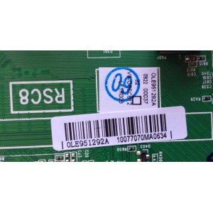 MAIN PARA TV / NUMERO DE PARTE V8-ORSC812-LF1R003 / 40-RSC81A-MAC2XG / RSC8 / OLE951292A / V8-0RSC812-LF1R003 / 0LE951292A / MODELO 32''