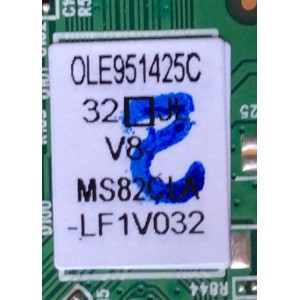 MAIN PARA TV TCL / NUMERO DE PARTE V8-MS82CLA-LF1V032 / 40-MS82VG-MAE2LG / MS82C / 0LE951425C / OLE951425C / 10080439MA0849