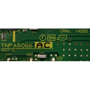 Y-SUS / PANASONIC TNPA5066AC / TNPA5066 / SUSTITUTAS TXNSN1LFUU / TXNSN1LAUU / TNPA5066AF / MODELO TC-P42C2	