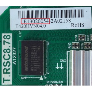 MAIN / RCA E13020054 / T.RSC8.78 / RE010C878LNA1 / 42RE010C878LNA1-D1 / MODELO LED42C45RQD	