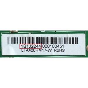 MAIN / WESTINGHOUSE 1B1J2244 / T.RSC8.10A 11153 / MODELO VR-4090 TW-65311-S040I	