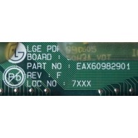 BUFFER / LG EBR61831602 / EAX60982901 / MODELO 50PQ6000-ZA	