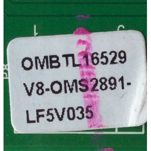 LED DRIVER PARA TV TCL / NUMERO DE PARTE V8-OMS2891-LF5V035 / OMBTL16529 / 40-42P720-MEE2XG / MODELO LE58FHDE3010TBAA