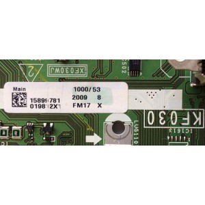MAIN / SHARP DUNTKF030FM17 / KF030 / XF030WJ / FM17 / MODELO LC-40E67UN / LC-40E77U / LC-C4067UN / NUMERO DE PANEL R1LK400D3LW50Z  / LK400C3LW5BZ