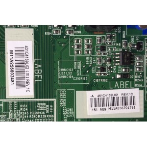 MAIN / SANYO CL461C4169L02 / 431C4169L02 / 461C4169L02 / SSC55T VTV-L55712 / SSC55T / MODELO DP55441 P55441-01	