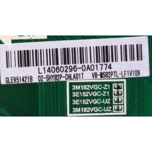 MAIN FUENTE PARA TV TCL L14060296 / TP.MS18VG.P77 / MS82PT / GLE951421B / 02-SHY82P-CHLA01T / V8-WS82PTL-LF1V109