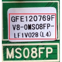 MAIN  FUENTE PARA TV  TCL  NUMERO DE PARTE  V8-OMS08FP-LF1V028  (L4) / MS08FP / 40-MS08FP-MAC2HG / MODELO  L32D2740