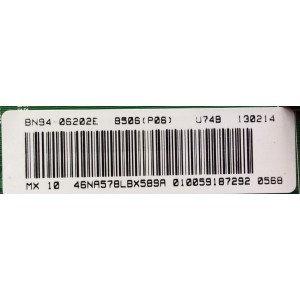 MAIN PARA TV  SAMSUNG NUMERO DE PARTE  BN94-06202E / BN41-01819A / BN97-06666U / MODELO HG46NA578LBXZA TS02 / LTJ460HN05-V	