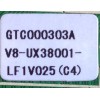 MAIN / TCL V8-UX38001-LF1V025(C4) / GTC000303A / 40-UX38NA-MAG2HG / MODELO 50FS3850	