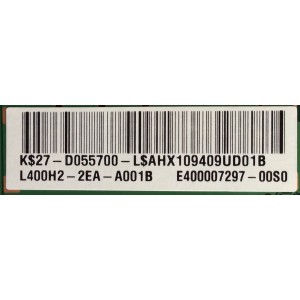 LED DRIVER  TOSHIBA / 27-D055700 / T87D149.00 / PANEL V400HJ2-LE2 REV C1 / MODELOS 40SL412U / 40S51U