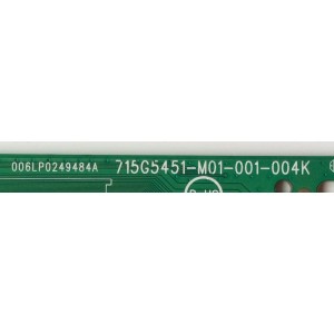 MAIN / SANYO 756TXCCB01K073 / TXCCB01K073 / TXCCB01K0730001 / TXCCB01K0730000 / 715G5451-M01-001-004K / MODELO FVM4612 P46142-03	
