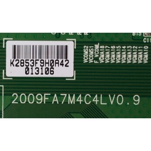  T-CON PARA TV SAMSUNG / NUMERO DE PARTE LJ94-02853F / 2009FA7M4C4LV0.9 / SUSTITUTAS 02719K 02845A 02719L 02850B 02362A 02851C 02859A 02851D 02859B 02851E 02860A 02852C 02860B 02852D 03155A 02852F 02863B 02852G 2853C 02853D / MODELO UN46B6000VFXZA SQ01