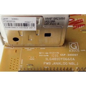 TARJETA TUNER A/V / SANYO 1LG4B10Y0660A J4HF / 1LG4B10Y0660A / J4HF / MODELO DP42740 P42740-01	